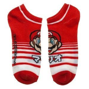 Bioworld Accessories - Super Mario Ankle Socks 3 Pack Women's MarioKart Bioworld Accessories - Super Mario Ankle Socks 3 Pack Women's MarioKart